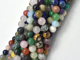 Mixed Stone, 8mm (8.5mm) Round Beads-Gems: Round & Faceted-BeadBeyond