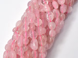 Madagascar Rose Quartz, 6x8mm Nugget Beads, 15.5 Inch-Gems: Nugget,Chips,Drop-BeadBeyond