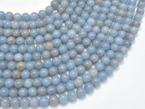 Angelite Beads, 6mm Round Beads-Gems: Round & Faceted-BeadBeyond