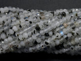 Rainbow Moonstone Beads, 2x3mm Micro Faceted Rondelle-Gems:Assorted Shape-BeadBeyond