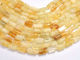 Citrine 7x11mm Faceted Tube-BeadBeyond