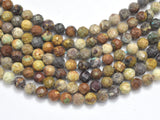 Natural Turquoise Beads, 4mm Micro Faceted Round-BeadBeyond
