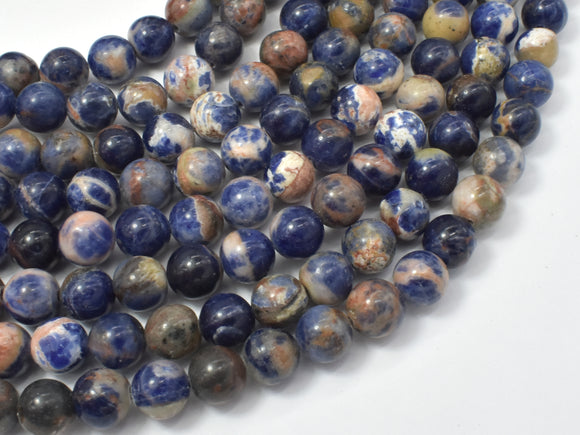 Orange Sodalite Beads,8mm Round Beads-Gems: Round & Faceted-BeadBeyond