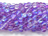Mystic Aura Quartz-Purple, 8mm (8.5mm) Round-Gems: Round & Faceted-BeadBeyond