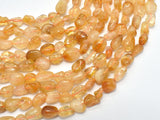 Citrine Beads, Approx. 6x8mm Nugget Beads-BeadBeyond