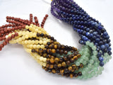 Chakra Gemstone Beads, 4mm Round-Gems: Round & Faceted-BeadBeyond