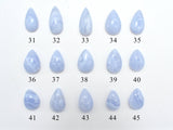 Blue Lace Agate Cabochon, Teardrop, Approx. (11-16)mmx(14-24)mm, Size vary-BeadBeyond