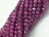 Ruby Beads, 3x3.8mm Micro Faceted Rondelle-Gems:Assorted Shape-BeadBeyond