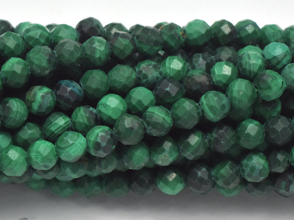 Natural Malachite Beads, 3mm Micro Faceted-BeadBeyond