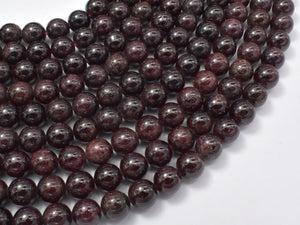 Red Garnet Beads, 7.8-8mm, Round Beads-Gems: Round & Faceted-BeadBeyond