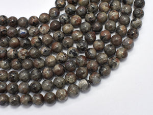 Natural Glowing Yooperlite 8mm (8.5mm) Round Beads-BeadBeyond