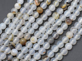 Agate Beads, 6mm (6.3mm) Round Beads, 14.5 Inch-Agate: Round & Faceted-BeadBeyond
