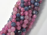Ruby and Blue Sapphire Beads, 3mm-3.5mm Micro Faceted-Gems: Round & Faceted-BeadBeyond
