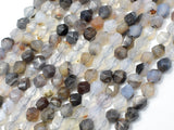 Agate Beads, 6mm Star Cut Faceted Round, 14 Inch-Agate: Round & Faceted-BeadBeyond
