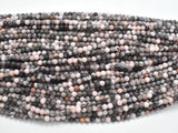 Pink Zebra Jasper, 4mm Round Beads-BeadBeyond