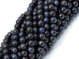 Blue Tiger Eye, 6mm (6.5mm) Round Beads-Gems: Round & Faceted-BeadBeyond