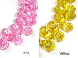 CZ beads, 6 x 9 mm Faceted Teardrop-Cubic Zirconia-BeadBeyond