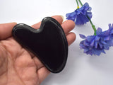 Black Obsidian Gua Sha Tool, Facial Massage Board-Gems:Assorted Shape-BeadBeyond