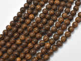 Tiger Skin Sandalwood Beads, 8mm Round Beads-BeadBeyond