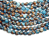 Mosaic Stone Beads, Round, 8mm-Gems: Round & Faceted-BeadBeyond