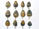 Natural Ocean Jasper Pendant, 1 piece-Gems: Nugget,Chips,Drop-BeadBeyond