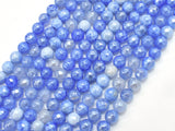 Mystic Coated Fire Agate- Blue, 6mm Faceted-BeadBeyond