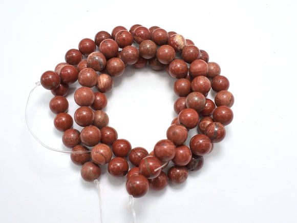 Red Jasper Beads, Round, 10mm-BeadBeyond