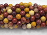 Mookaite Beads, Round, 8mm-Gems: Round & Faceted-BeadBeyond