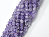 Amethyst Gemstone Beads, Round, 6mm (6.5mm)-BeadBeyond