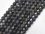 Iolite Beads, 8mm (8.3mm) Round Beads-BeadBeyond