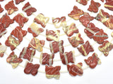 Red Jasper Beads, 21x24mm Animal Carving Beads-Monkey-Gems:Assorted Shape-BeadBeyond