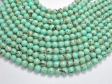 Shell Turquoise Howlite-Green, 8mm (8.5mm)-BeadBeyond