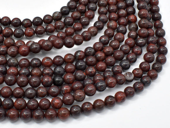 Brecciated Jasper Beads, Round, 6mm-Gems: Round & Faceted-BeadBeyond