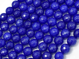 Jade Beads, Blue, 8mm (8.3mm) Faceted Round-Gems: Round & Faceted-BeadBeyond