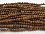 Wenge Wood, 6mm (6.3mm) Round, 50 Inch, Long strand, Approx. 216 Beads-Wood-BeadBeyond