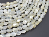 Moonstone, 6x8mm Nugget Beads, 15 Inch-Gems: Nugget,Chips,Drop-BeadBeyond