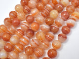 Natural Banded Agate, Striped Agate, 10mm-Gems: Round & Faceted-BeadBeyond