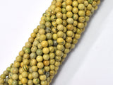 Green Muscovite 4mm Round Beads, 15 Inch-BeadBeyond