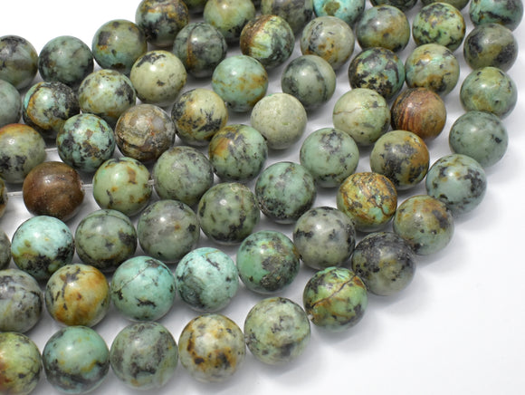 African Turquoise, 12mm Round Beads-Gems: Round & Faceted-BeadBeyond