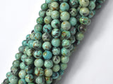 African Turquoise Beads, 6m Round-Gems: Round & Faceted-BeadBeyond