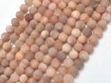 Matte Sunstone Beads, Round, 6mm-Gems: Round & Faceted-BeadBeyond