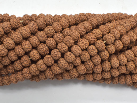 Rudraksha Beads, 4.5x5.5mm Rondelle Beads-Wood-BeadBeyond