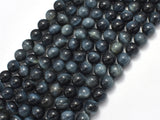 Blue Tiger Eye, 8mm Round Beads-BeadBeyond