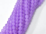 Jade - Purple, 6mm (6.3mm) Round Beads, 14.5 Inch-BeadBeyond