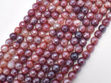 Mystic Coated Fire Agate- Red, 6mm Faceted-BeadBeyond