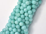 Jade-Light Blue, 8mm Faceted Round-Gems: Round & Faceted-BeadBeyond