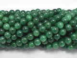 Green Mica Muscovite in Fuchsite, 6mm, Round-BeadBeyond