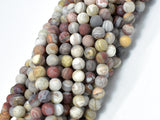 Matte Mexican Crazy Lace Agate Beads, 6mm Round Beads-Gems: Round & Faceted-BeadBeyond