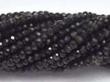 Rainbow Obsidian Beads, 2x2.8mm Micro Faceted Rondelle-Gems:Assorted Shape-BeadBeyond