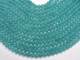 Jade Beads, Teal, 8mm Round Beads-Gems: Round & Faceted-BeadBeyond